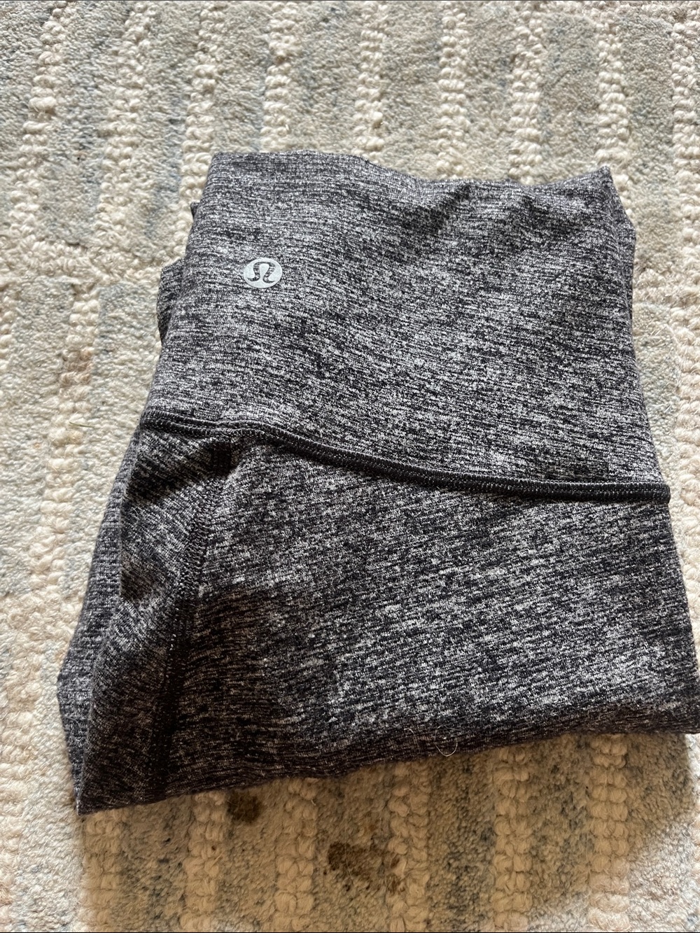 lululemon athletic Heathered Charcoal Gray Leggings